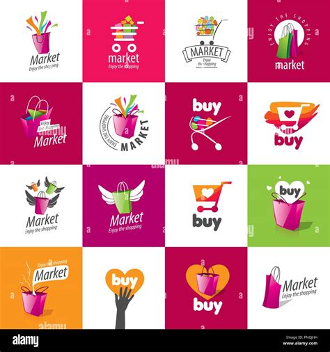 Vector Shopping Logo Stock Vector Image And Art Alamy