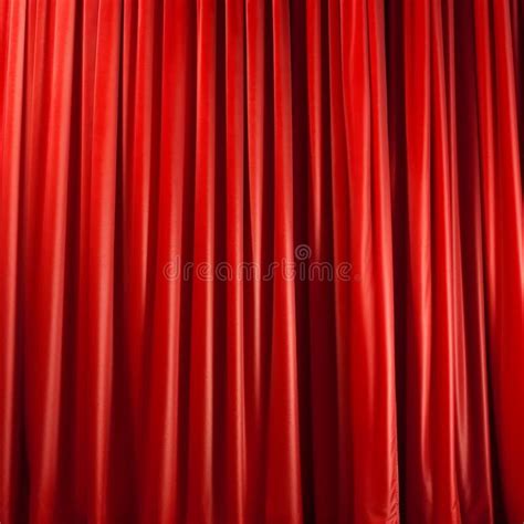 Red Curtain Theater Background Stock Illustration - Illustration of ...