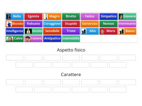 Aggettivi Per Descrivere Una Persona Group Sort
