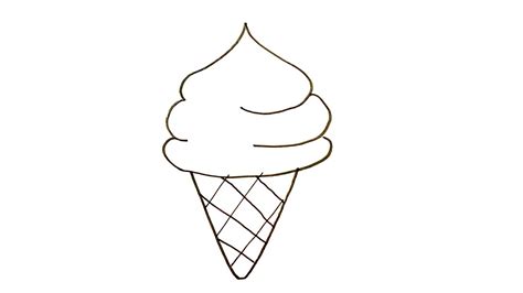 Ice Cream Easy Drawing Pictures For Kids - K0nem