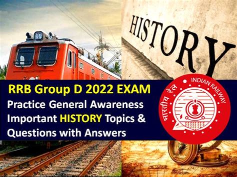 RRB Group D 2022 Exam Important History Topics Questions With Answers