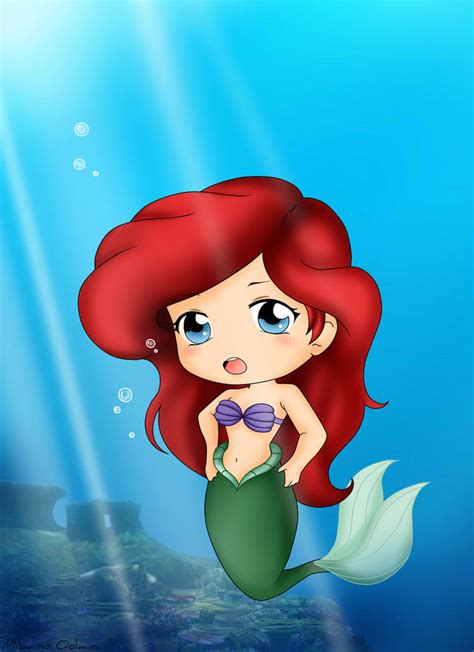 Chibi Princess Ariel By Mibu No Ookami On Deviantart