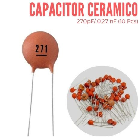 Capacitor Cerámico 270pF 271