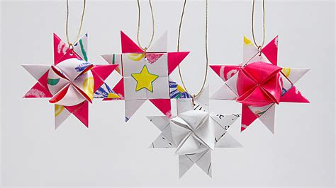 How to Fold a Scandinavian Star Ornament - HowToGetCreative.com