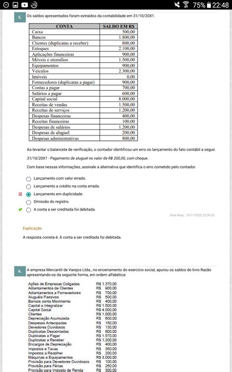 Teste De Conhecimento Contabilidade Geral