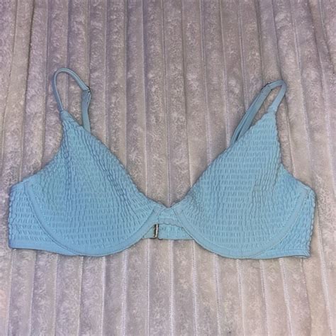 Hollister Swim Light Blue Hollister Bikini Top Poshmark
