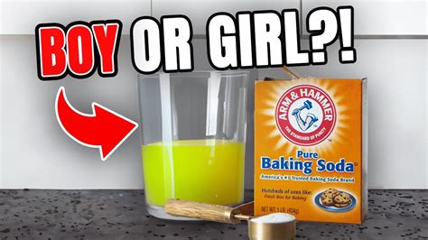 Baking Soda Gender Test 100 Accuracy Youtube