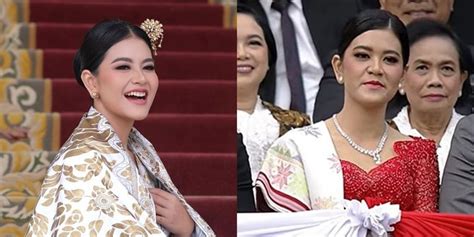 Kahiyang Ayu Di Pelantikan Prabowo Gibran Pakai Kebaya Merah Terlihat