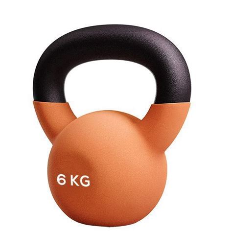 Kettlebell In Ghisa Rivestita In Neoprene Da 6 Kg Palestra Donatif