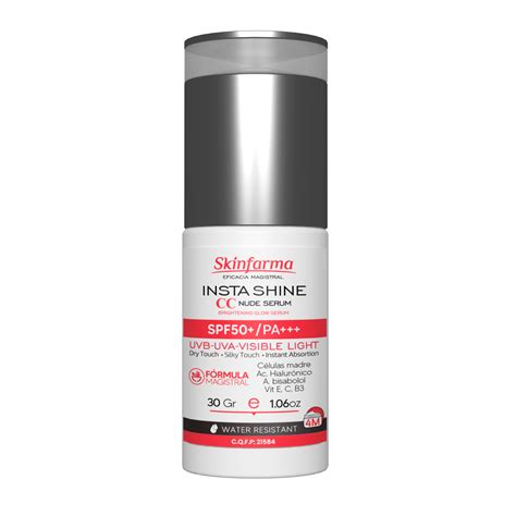 INSTA SHINE SPF 50 CC NUDE BRIGHTENING GLOW SERUM Skinfarma Lab