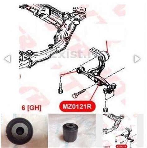 Сайлентблоки мазда 6 mazda atenza gh Вся Россия | Автозапчасти ...