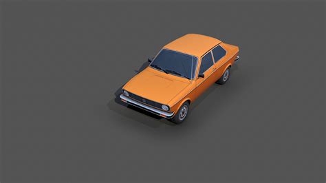 Volkswagen Derby 1977 3D model - TurboSquid 1744223