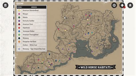 Horse breed location guide : r/reddeadredemption