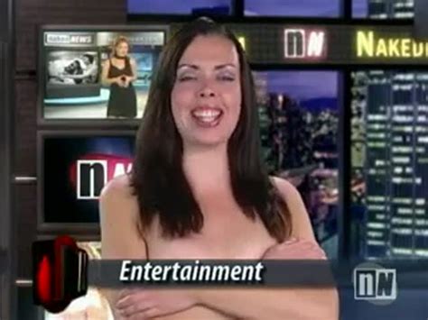Naked Chicks Lead The News On The Main TV Channel 24xxx Porn
