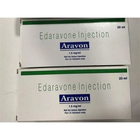 Liquid Aravon 1 5 Mg Edaravone Injection Sunpharma 1 Vial At Rs 696