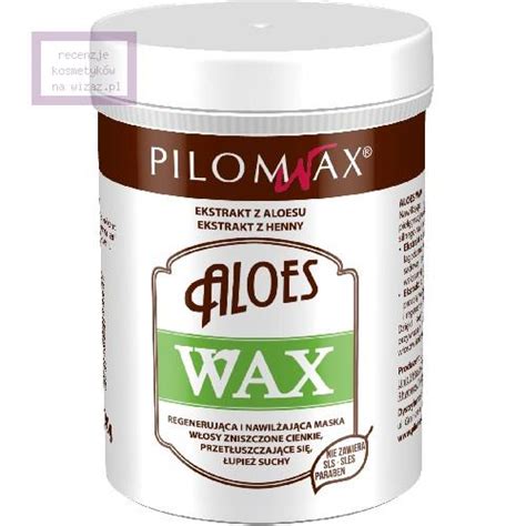 Laboratorium Pilomax Aloes Wax Nawil Aj Ca I Regeneruj Ca Maska Do