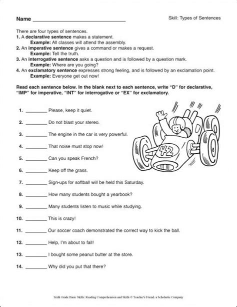 Grade 6 Worksheets English