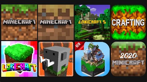 Lokicraft VS Minecraft PE 1 18 BETA VS Minecraft Trial VS Lokicraft 5