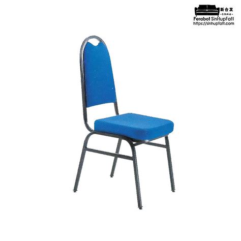 Blue Fabric Banquet Chair Wt Black Frame Shf Furniture For Business