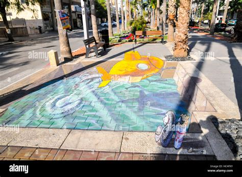 3D Street art festival at Afula, Israel Stock Photo - Alamy