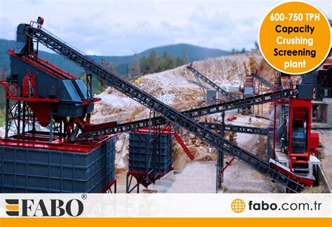 Tph Capacity Crushing Screening Plant Fabo