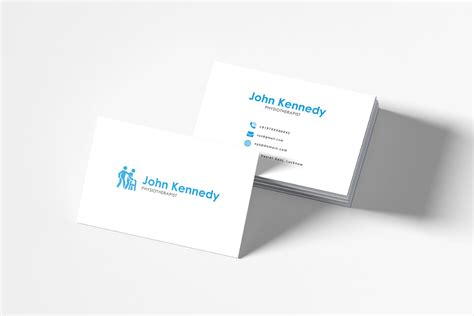 Physiotherapy Business Card Template - Free Download