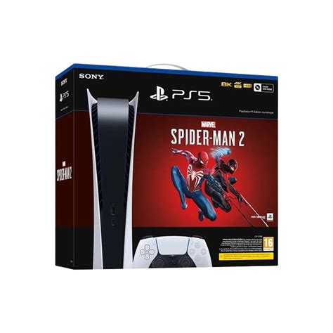 Sony PlayStation 5 Digital Edition Console Marvel’s Spider-Man 2 Bundle ...