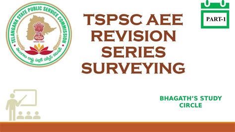 Tspsc Aee Revision Series Surveying Part Practice Questions Civil