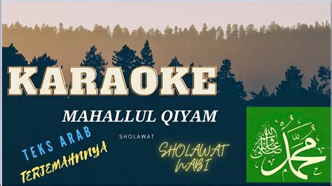 Mahalul Qiyam Karaoke Sholawat Youtube