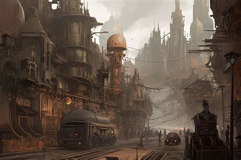 A Steampunk Future - Concept World Art by arcstormdesigns on DeviantArt