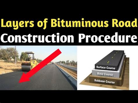 Different Cross Section Layer Of Bitumen Road Surface With Pictures Ii