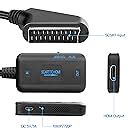 Kuyia Scart To Hdmi Converter With Hdmi And Scart Cable Scart To Hdmi