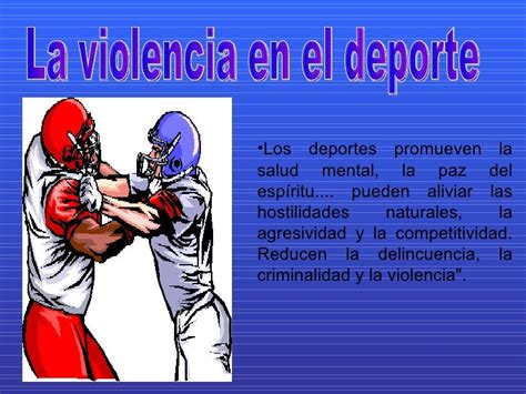 La Violencia En El Deporte Por Victor