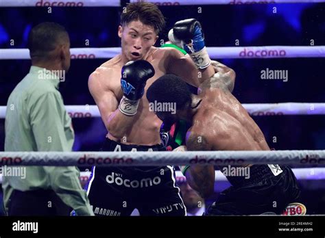 Stephen Fulton Right Of The U S Throws A Punch Against Naoya Inoue