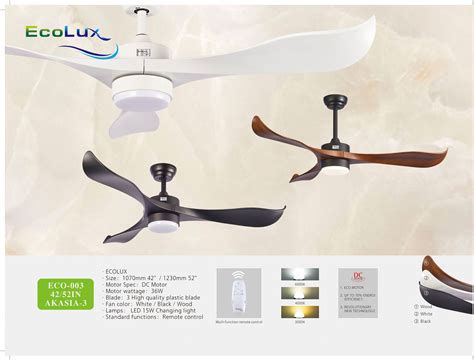 Ecolux Fashion Ceiling Fan Light