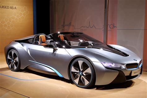 Gallery The I8 Spyder Plug In Hybrid Roadster Concept From Bmw Bmw Shows New I3 And I8