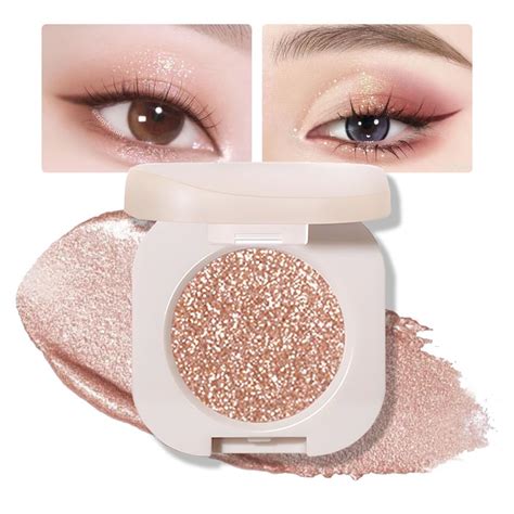 Amazon CAKAILA Single Nude Rose Gold Shimmer Eyeshadow Monochrome