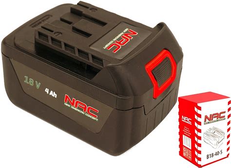 NAC Akumulator Bateria 18V 4Ah B18 40 S Li Ion B18 40 S Cena