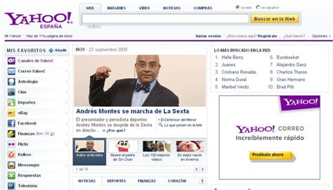 Yahoo rediseña su página de inicio