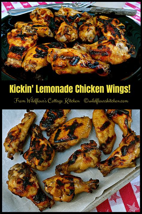 Kickin Lemonade Chicken Wings Wildflours Cottage Kitchen