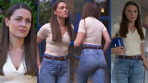 Anna Passey Tight White Top And Denim Jeans 2022 Hd Youtube