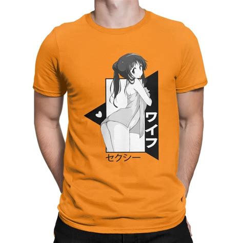 Men Senpai Notice Me T Shirts Kawaii Girl Anime Sexy Pornhub Japan Waifu Otaku Cotton Short