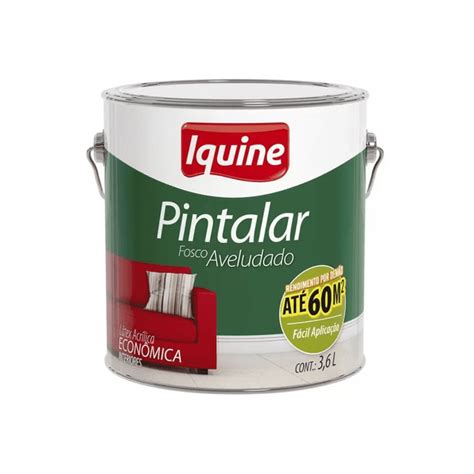 Tinta Pintalar Branco Lts Iquine Rede Construir