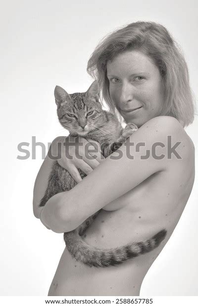 Beautiful Naked Woman Posing On Chair Stock Photo Shutterstock