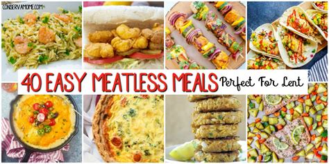 40 Easy Meatless Meals Delicious Meatless Meals Perfect For Lent