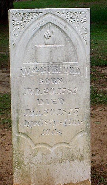 William Terrell Burford 1787 1875 Find A Grave Memorial