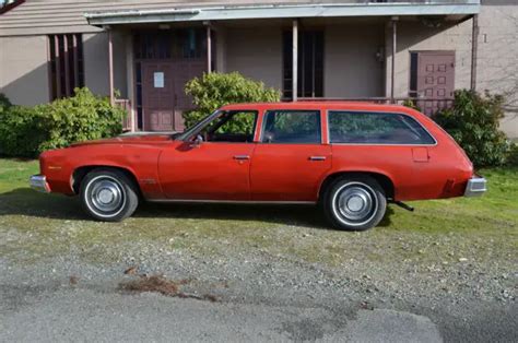 Pontiac Lemans Safari Station Wagon Cid Muscle Car Vintage Gm