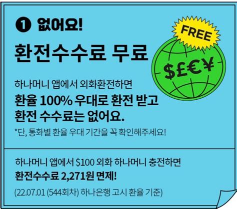 환율우대 100 받기 하나은행