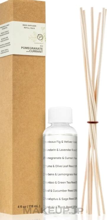 Paddywax Eco Green Diffuser Refill Reeds Pomegranate Currant