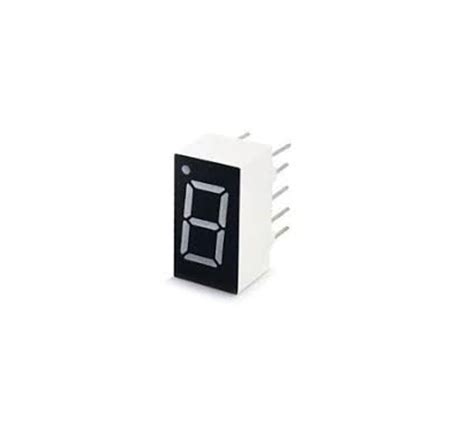 7 Segment Singl Digit White Led Display 036 Inch Cathod